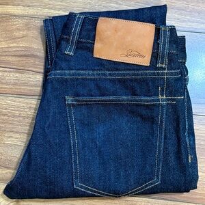 3SIXTEEN SL-100x INDIGO SELVEDGE MENS JEANS STRAIGHT LEG SZ 31 WAIST